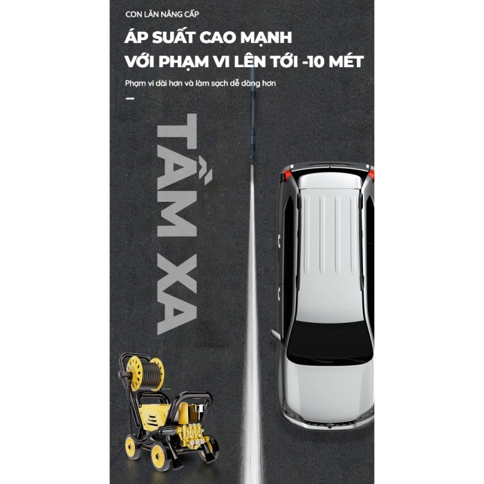 Máy Rửa Xe Đa Năng Siêu Mạnh Mẽ 335A KAW- Giải Pháp Hoàn Hảo Cho Việc Vệ Sinh Xe Của Bạn