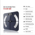 Cân điện tử thông Minh KAW, Phân tích 12 chỉ số cơ thể, Cảm biến siêu nhạy, Kết nối Bluetooth, Màn hình LED hiển thị rõ nét