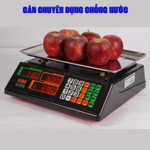 Cân Điện Tử Tính Tiền Chống Nước KAW, Thân Inox, Bền Bỉ, Chống Ăn Mòn