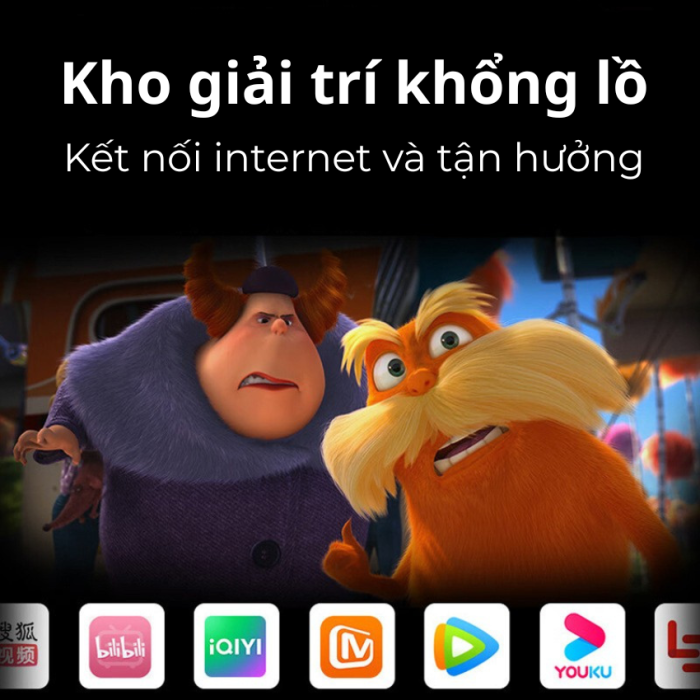 Máy chiếu thông minh Phoenix X6Pro 4K 800ANSI, độ phân giải 1080p, tích hợp AI điều khiển giọng nói. 