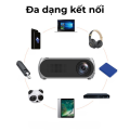 YG320 Mini Projector - Máy chiếu gia đình di động Full HD 1080p, hỗ trợ kết nối đa dạng