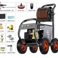 Máy rửa xe cao áp KAW 3000W – Mô tơ đồng, dây 10m, tặng bình bọt tuyết, dùng điện 220V