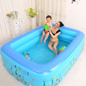 Bể bơi phao 2m6 3 tầng loại dày, Tặng bơm máy, Hàng chính hãng, Bền đẹp