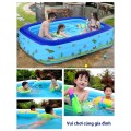 Bể bơi phao 2m6 3 tầng loại dày, Tặng bơm máy, Hàng chính hãng, Bền đẹp