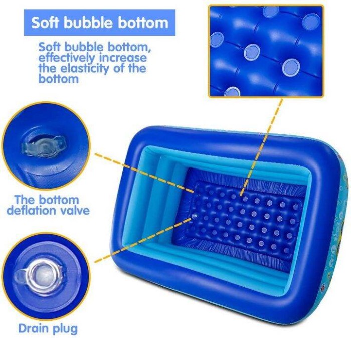 Bể bơi phao 3m KAW – Bể hơi siêu rộng cho bé và gia đình, dễ lắp đặt, chất liệu PVC cao cấp