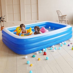 Bể bơi phao KAW 2m6 cỡ lớn, Bền đẹp, An toàn cho trẻ em, Giải pháp hạ nhiệt mùa hè