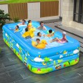 Combo bể bơi phao KAW 3m– Tặng bơm điện + keo vá, bể hơi siêu rộng cho bé & gia đình