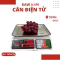 Cân Tính Tiền Điện Tử KAW K450 – Cân 10g-40kg, Nhiều Phím Lưu Trữ, Hai Mặt Hiển Thị, Dễ Sử Dụng