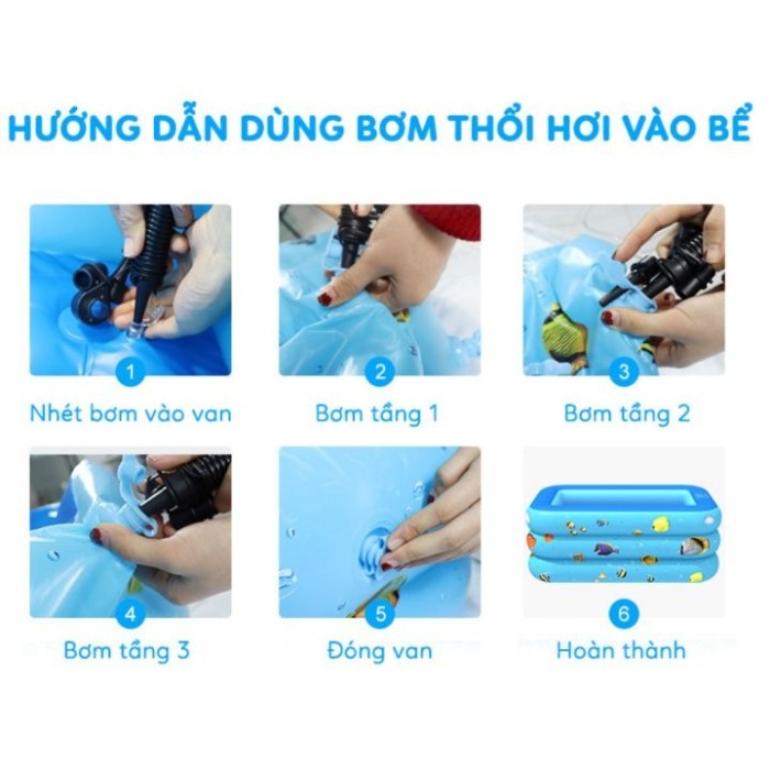 Bể bơi phao 130cm, Thương hiệu KAW, Giải nhiệt mùa hè cho trẻ