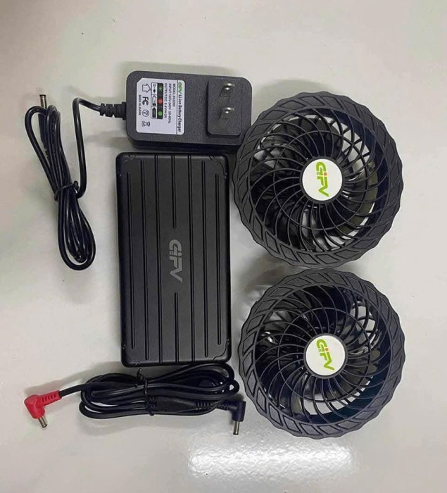 Áo Điều Hòa Gifv 20 Nhật Bản – Pin Khủng, Làm Mát Tức Thì