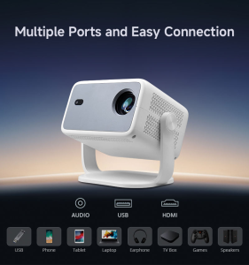 Máy chiếu JLF L018AR - Nhỏ gọn, Cắm điện trực tiếp, Xem phim cực đã