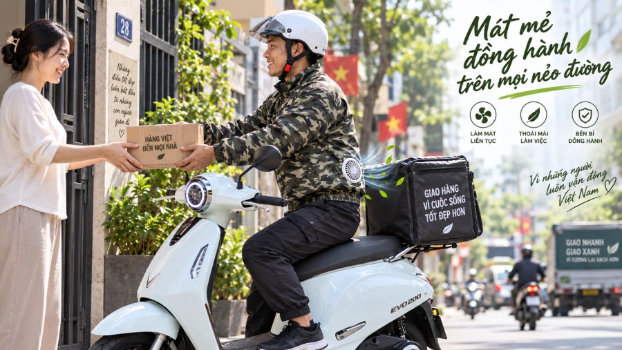 Áo Điều Hòa KAW Rằn Ri Pin 35.000mAh – Áo Quạt Làm Mát Chính Hãng, Giảm Nhiệt Nhanh Cho Người Lao Động