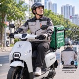 Áo Điều Hòa KAW Xám Than Pin 50.000mAh – Áo Quạt Làm Mát Chính Hãng Phối Màu, Có Dải Phản Quang Cho Công Trường, Nhà Xưởng